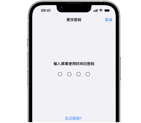 新泰iPhone屏幕维修分享iPhone屏幕使用时间密码忘记了怎么办 