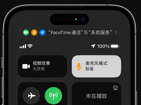 新泰苹果授权维修网点分享iPhone在通话时让你的声音更清晰 