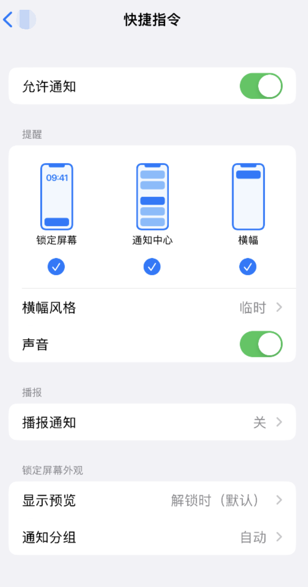 新泰苹果手机维修分享如何在 iPhone 上关闭快捷指令通知 